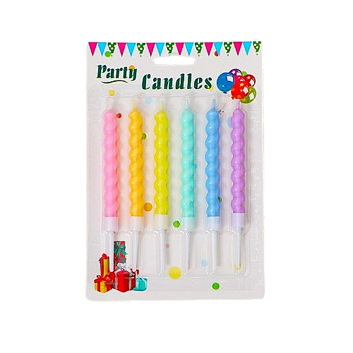 colored candles