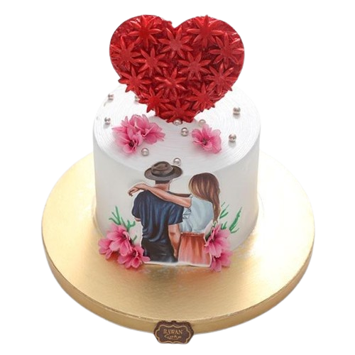 Valentine cake 10