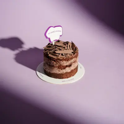 Dark Chocolate Cake With No Added Sugar Piece 