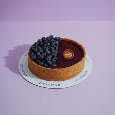 Blueberries Baked Cheesecake