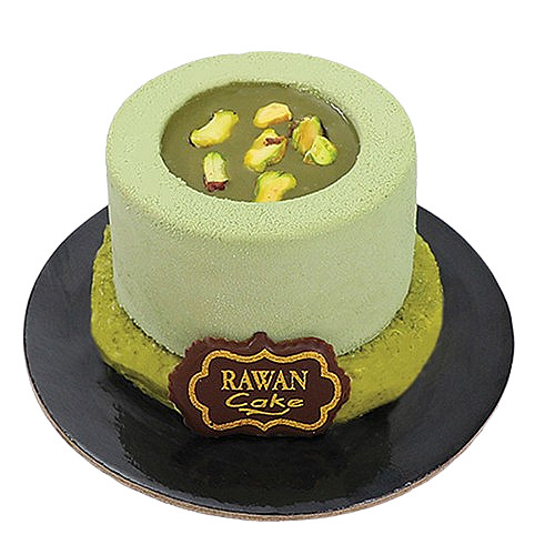 Pistachio Mousse Cake Pieces 