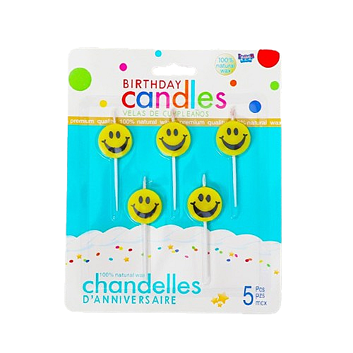 Smiley Face Candles