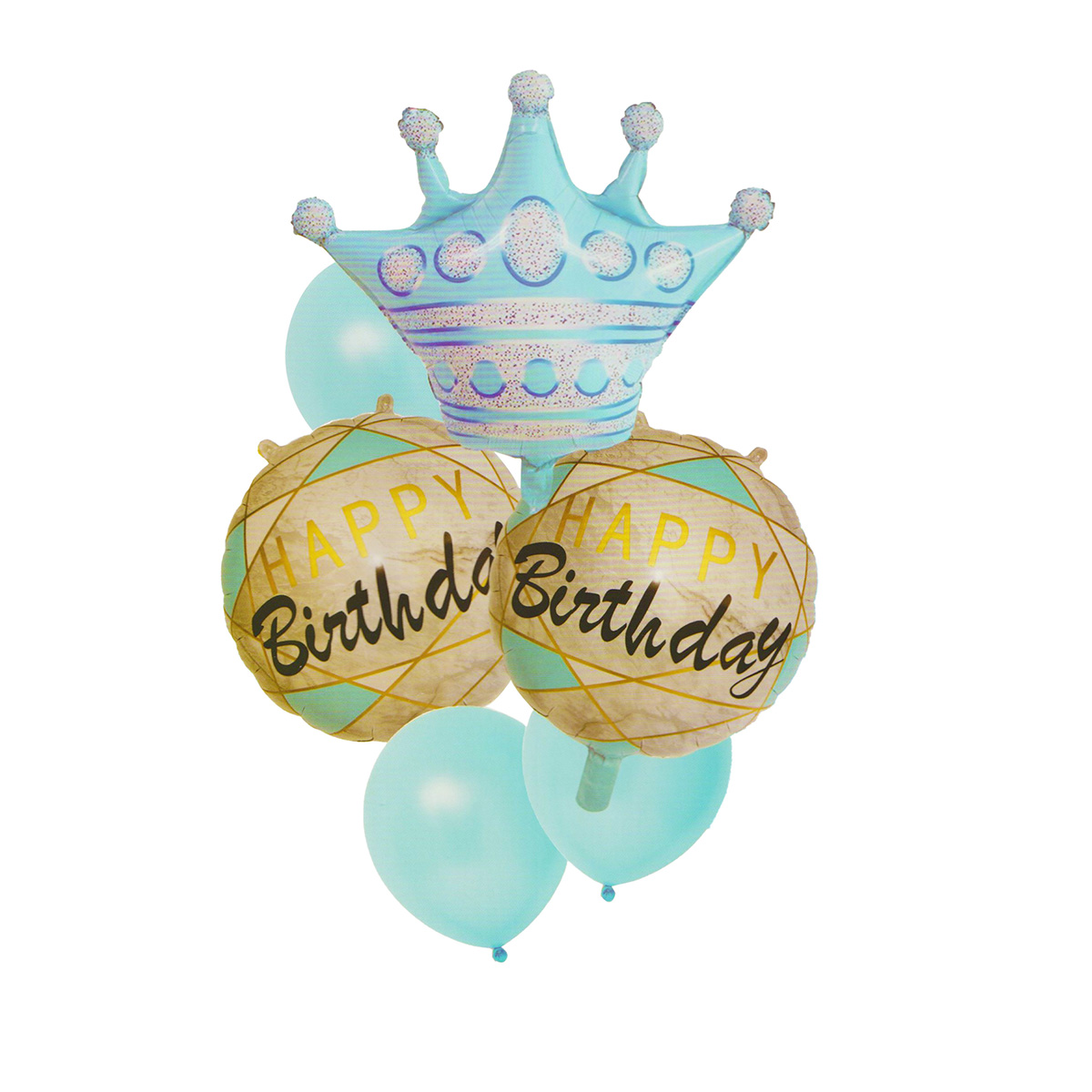 Blue Birthday Balloons 