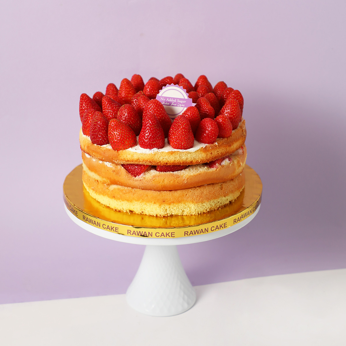 Strawberry Cake With No Added sugar