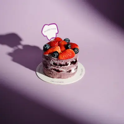 Blueberry Cake With No Added Sugar piece 