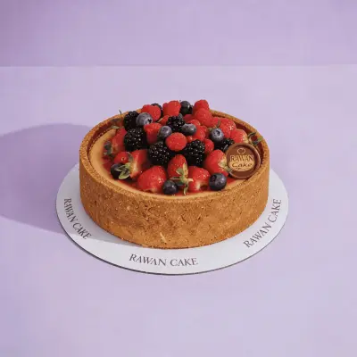 Mixed Berries Baked Cheesecake